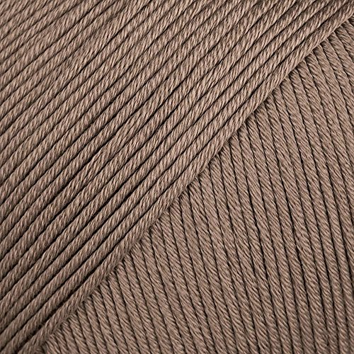 Rico Design Essentials doppelt gestrickt Garn, 100% Baumwolle, Taupe Rico Design Essentials doppelt gestrickt Garn, 100% Baumwolle, Taupe von Rico Design