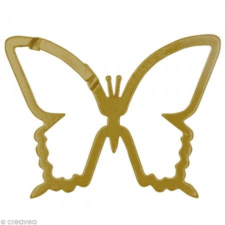 Rico Design Neu! Farbiger Karabiner Schmetterling - grüngold Rico Design Neu! Farbiger Karabiner Schmetterling - grüngold von Rico Design
