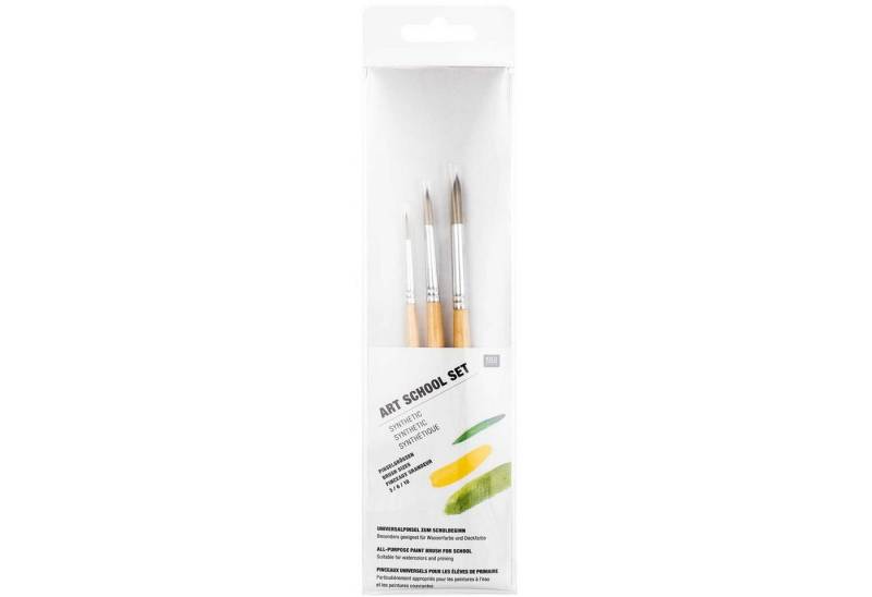 Rico Design Pinsel Pinsel College Synthetic Set 3teilig, (3 teilig) von Rico Design
