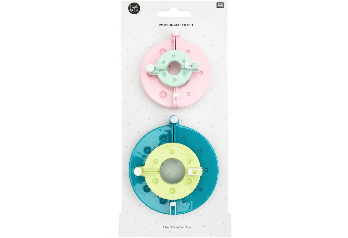 Rico Design Pompon Pompon-Maker-Set - 4 Größen Rico Design Pompon Pompon-Maker-Set - 4 Größen von Rico Design