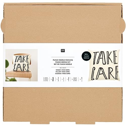Rico Design Punch Needle Packung "Kissen Take Care" Rico Design Punch Needle Packung "Kissen Take Care" von Rico Design