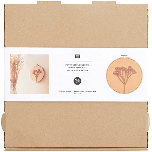 Rico Design Punch Needle Packung Schleierkraut Ø21,5 cm Wanddekoration DIY Ring Rico Design Punch Needle Packung Schleierkraut Ø21,5 cm Wanddekoration DIY Ring von Rico Design