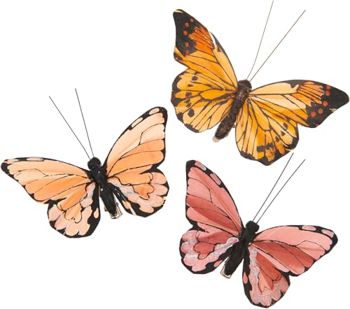 Rico Design Schmetterling mit Clip Dekostecker Frühling Set Dekofigur Tischdeko Fensterbank Garten Dekoaccessoire Schmetterlingsclip Kreatives Basteln Frühlingsdeko Innenbereich Apricottöne Rico Design Schmetterling mit Clip Dekostecker Frühling Set Dekofigur Tischdeko Fensterbank Garten Dekoaccessoire Schmetterlingsclip Kreatives Basteln Frühlingsdeko Innenbereich Apricottöne von Rico Design