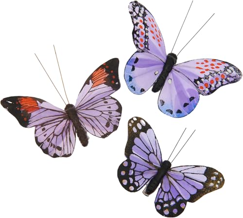 Rico Design Schmetterling mit Clip Dekostecker Frühling Set Dekofigur Tischdeko Fensterbank Garten Dekoaccessoire Schmetterlingsclip Kreatives Basteln Frühlingsdeko Innenbereich Violetttöne Rico Design Schmetterling mit Clip Dekostecker Frühling Set Dekofigur Tischdeko Fensterbank Garten Dekoaccessoire Schmetterlingsclip Kreatives Basteln Frühlingsdeko Innenbereich Violetttöne von Rico Design