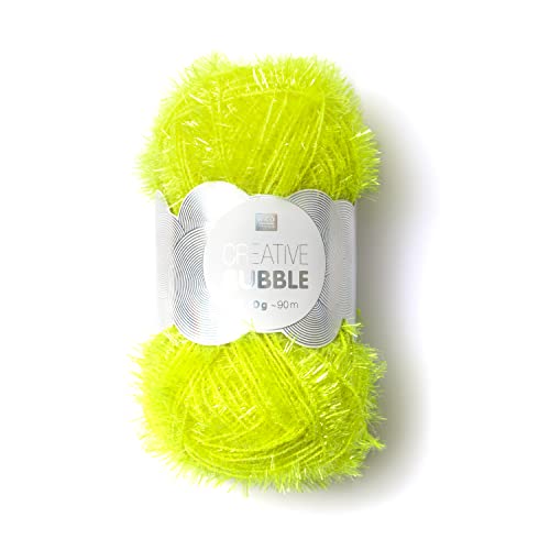 Rico Design Shower Sponge Yarn Neongelb 90m Polyester 100 von Rico Design