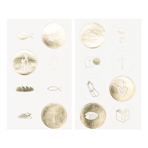 Sticker, Christliche Feste, Gold von Rico Design
