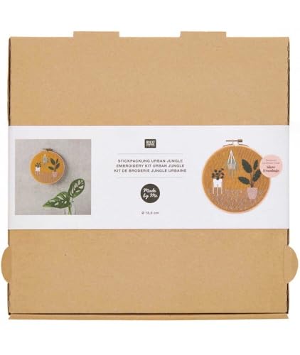 Rico Design Stickpackung Urban Jungle 15,5cm Rico Design Stickpackung Urban Jungle 15,5cm von Material