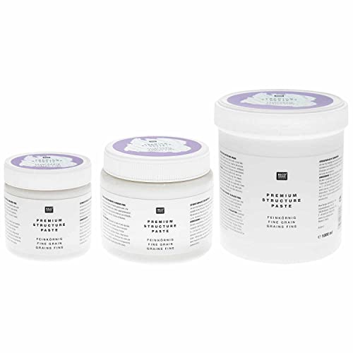 Rico Design Strukturpaste Premium, Feink?rnig, wei?, 1000 ml von Rico Design