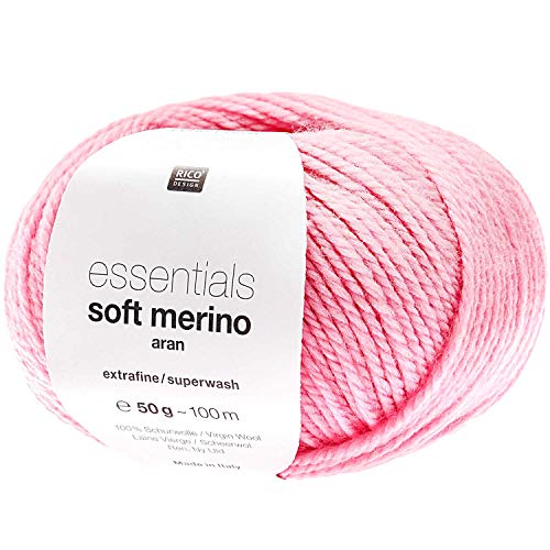 Rico Essential Soft Merino Aran 069 Blossom Pink 069 Blossom Pink von Rico Design