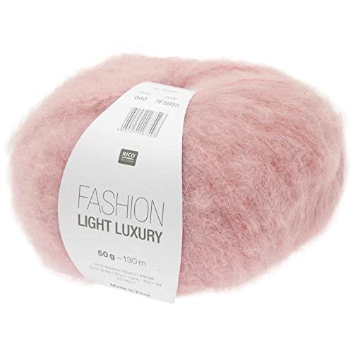 Rico Fashion Light Luxury Fb. 40 rosa, leichte Wolle mit Alpakawolle zum Stricken von Rico Design
