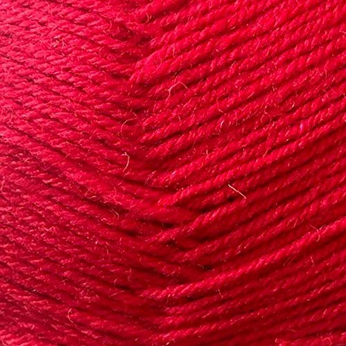 Rico Wool Knitting - Superba Premium - 4-lagig - Superwash Fingering Sock Häkelgarn - 006 Red von Rico Design