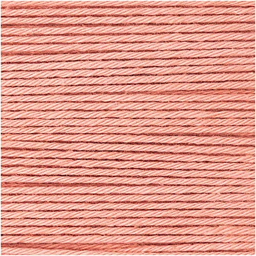Ricorumi 25g dk - Farbe: 67 - Lotus - feine Baumwolle zum Häkeln von Amigurumi-Figuren oder Topflappen. von Rico Design