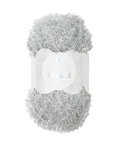 Spülschwammgarn Creative Bubble Metallic Silber von Rico Design