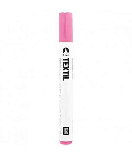 Textilmarker Stoffmalstifte, Farben auswählbar, für hell Stoffe, Perfekt für Tshirts, Schuhe, Taschen, Jutebeutel, und andere Stoffarten Rosa Textilmarker Stoffmalstifte, Farben auswählbar, für hell Stoffe, Perfekt für Tshirts, Schuhe, Taschen, Jutebeutel, und andere Stoffarten Rosa von Rico Design