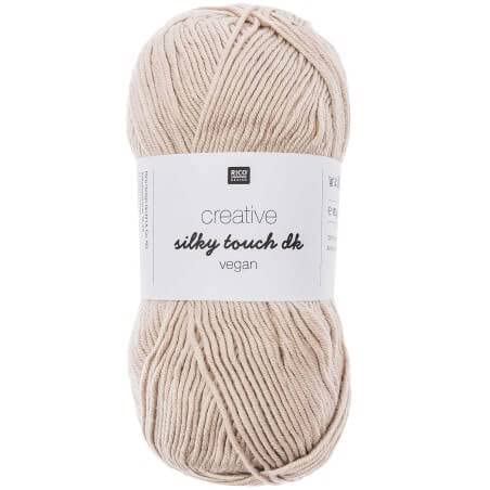 Wolle Rico Design – Creative Silky Touch DK – 100 g – 100% Acryl beige von Rico Design