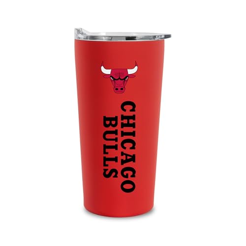 Rico Industries NBA Basketball Chicago Bulls Trinkbecher, weich, griffig, 530 ml von Rico Industries