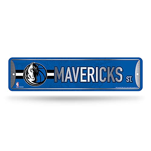 Rico Industries NBA Golden State Warriors Home Decor Metall-Straßenschild (10,2 x 38,1 cm) – ideal für Zuhause, Büro, Schlafzimmer und Männerhöhle – hergestellt, Silber von Rico Industries