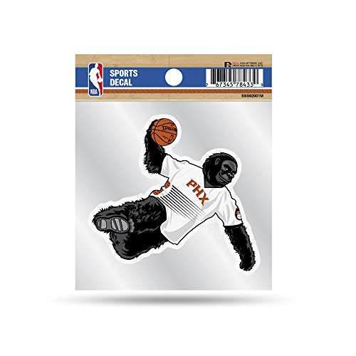 Rico Industries NBA Phoenix Suns Mascot 10 x 10 cm, Team-Farbe, Größe des einzelnen Aufklebers kann variieren von Rico Industries