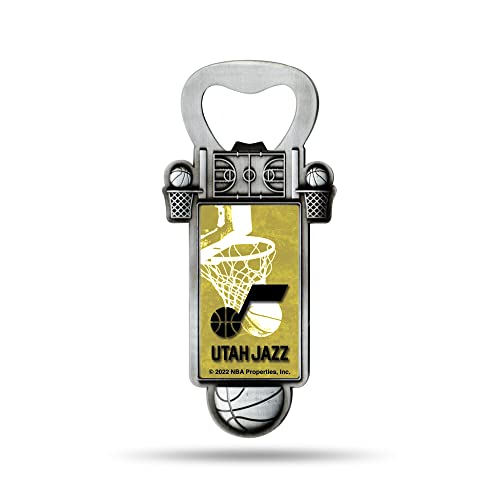 Rico Industries NBA Utah Jazz Flaschenöffner, magnetischer Flaschenöffner, Edelstahl, starker Magnet zum Präsentieren am Kühlschrank Rico Industries NBA Utah Jazz Flaschenöffner, magnetischer Flaschenöffner, Edelstahl, starker Magnet zum Präsentieren am Kühlschrank von Rico Industries