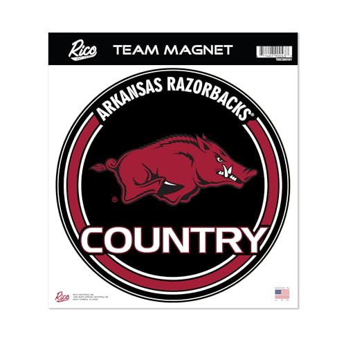 Rico Industries NCAA Arkansas Razorbacks Standard-Magnet, rund, 20,3 cm Rico Industries NCAA Arkansas Razorbacks Standard-Magnet, rund, 20,3 cm von Rico Industries