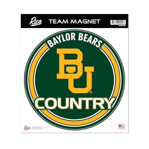 Rico Industries NCAA Baylor Bears Standard-Magnet, rund, 20,3 cm Rico Industries NCAA Baylor Bears Standard-Magnet, rund, 20,3 cm von Rico Industries
