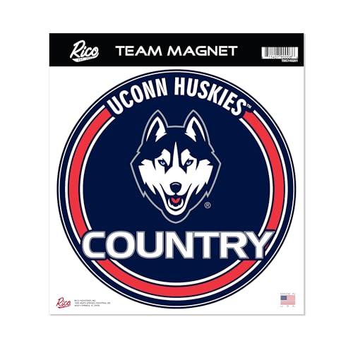 Rico Industries NCAA Connecticut Huskies – UCONN Standard-Magnet, rund, 20,3 cm Rico Industries NCAA Connecticut Huskies – UCONN Standard-Magnet, rund, 20,3 cm von Rico Industries