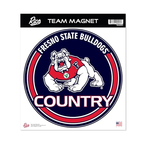 Rico Industries NCAA Fresno State Bulldogs Standard-Magnet, rund, 20,3 cm Rico Industries NCAA Fresno State Bulldogs Standard-Magnet, rund, 20,3 cm von Rico Industries