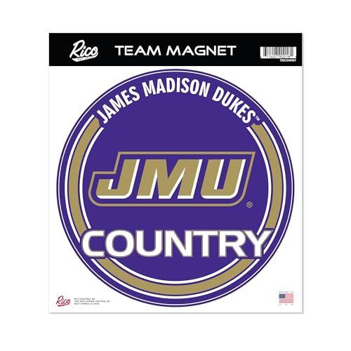 Rico Industries NCAA James Madison Dukes Standard-Magnet, rund, 20,3 cm Rico Industries NCAA James Madison Dukes Standard-Magnet, rund, 20,3 cm von Rico Industries
