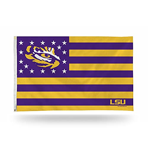 Rico Industries NCAA Lsu Louisiana State University Stars and Stripes 3x5 Banner Flagge von Rico Industries