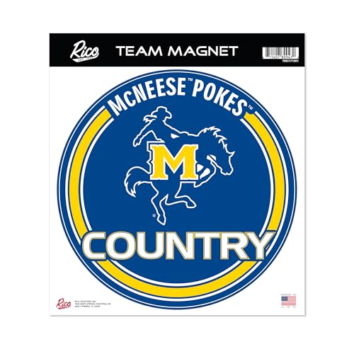 Rico Industries NCAA McNeese State Cowboys Standard-Magnet, rund, 20,3 cm von Rico Industries