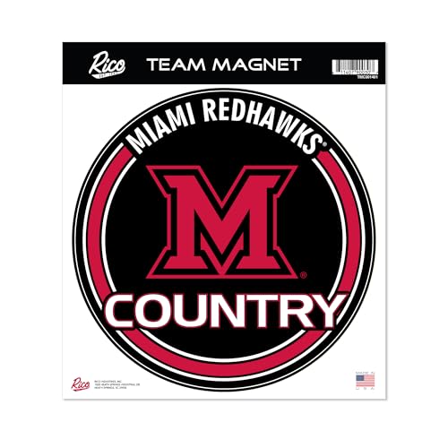 Rico Industries NCAA Miami of Ohio Redhawks Standard-Magnet, rund, 20,3 cm Rico Industries NCAA Miami of Ohio Redhawks Standard-Magnet, rund, 20,3 cm von Rico Industries