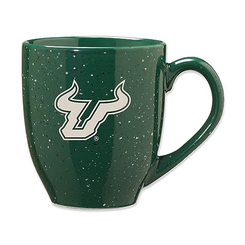 Rico Industries NCAA Mississippi Rebels – Ole Miss Primary 473 ml Team Color Lasergravur gesprenkelte Keramik-Kaffeetasse von Rico Industries