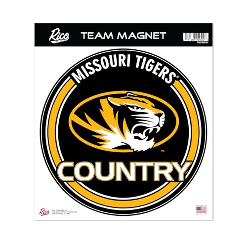 Rico Industries NCAA Missouri Tigers Standard-Magnet, rund, 20,3 cm Rico Industries NCAA Missouri Tigers Standard-Magnet, rund, 20,3 cm von Rico Industries