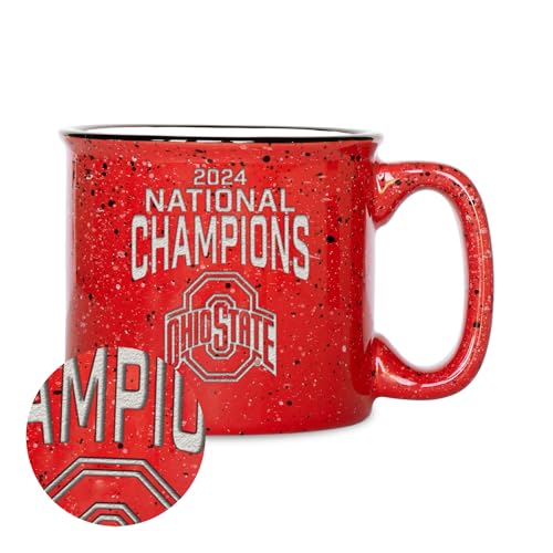 Rico Industries NCAA Ohio State Buckeyes 2025 National College Football Champions Tasse mit Lasergravur, 340 ml von Rico Industries