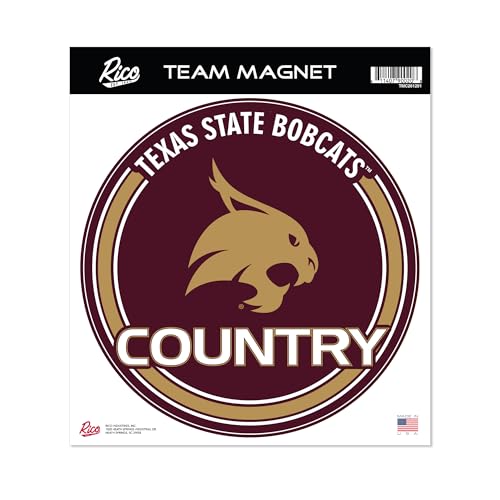 Rico Industries NCAA Texas State Bobcats Standard-Magnet, rund, 20,3 cm Rico Industries NCAA Texas State Bobcats Standard-Magnet, rund, 20,3 cm von Rico Industries