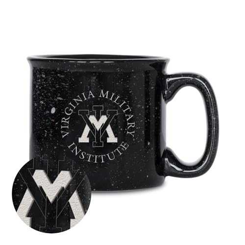 Rico Industries NCAA Virginia Military Institute Keydets Speckle Tasse mit Lasergravur, 340 ml von Rico Industries