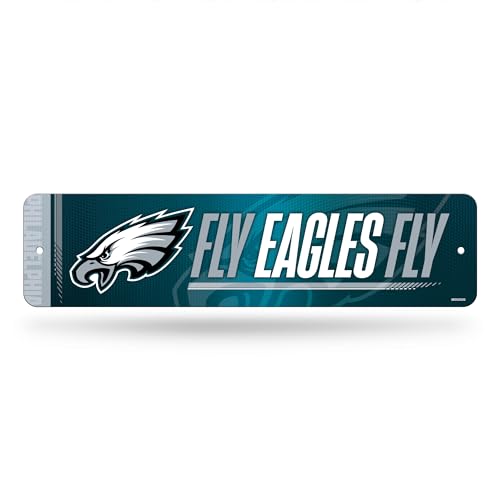 Rico Industries NFL Football Philadelphia Eagles Metall-Straßenschild, 10,2 x 38,1 cm, Heimdekoration, Schlafzimmer, Büro, Männerhöhle Rico Industries NFL Football Philadelphia Eagles Metall-Straßenschild, 10,2 x 38,1 cm, Heimdekoration, Schlafzimmer, Büro, Männerhöhle von Rico Industries