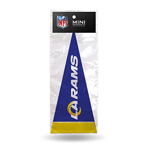 Rico Industries NFL Los Angeles Rams 8-teiliges klassisches Mini-Wimpel-Deko-Set 10,2 x 22,9 cm von Rico Industries