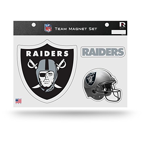 Rico Industries NFL Oakland Raiders gestanztes Team-Magnet-Set, 21,6 x 27,9 cm von Rico Industries