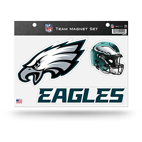 Rico Industries NFL Philadelphia Eagles Team Magnet-Set 21,6 x 27,9 cm – Heimdekoration – Kühlschrank, Büro, Küche von Rico Industries
