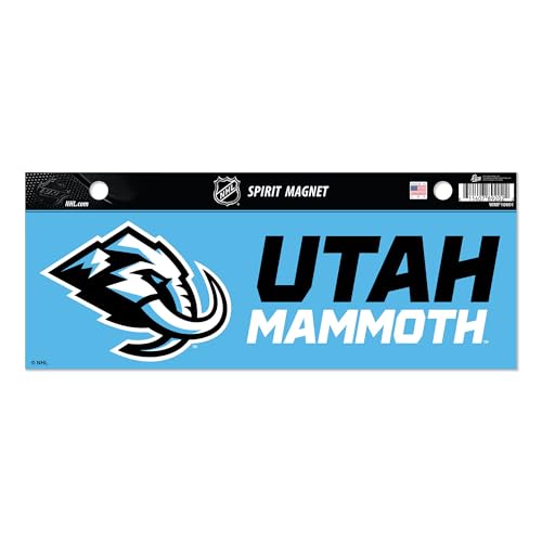 Rico Industries NHL Hockey Utah Mammoth Standard 4 x 10 Team Spirit Magnet – Auto, Heimdekoration – Kühlschrank, Büro, Küche Rico Industries NHL Hockey Utah Mammoth Standard 4 x 10 Team Spirit Magnet – Auto, Heimdekoration – Kühlschrank, Büro, Küche von Rico Industries