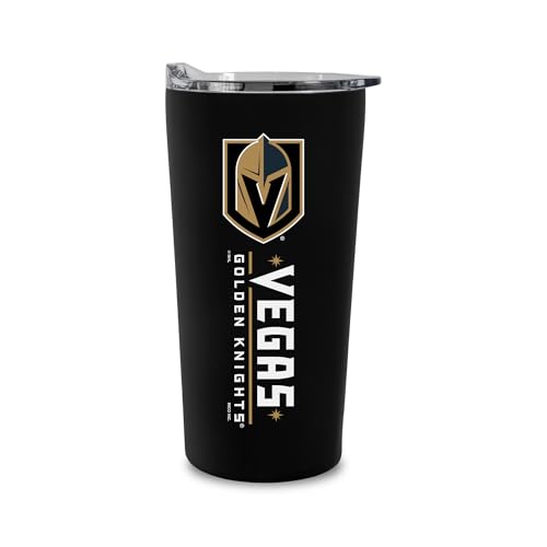 Rico Industries NHL Hockey Vegas Golden Knights Trinkbecher, weich, griffig, 530 ml Rico Industries NHL Hockey Vegas Golden Knights Trinkbecher, weich, griffig, 530 ml von Rico Industries