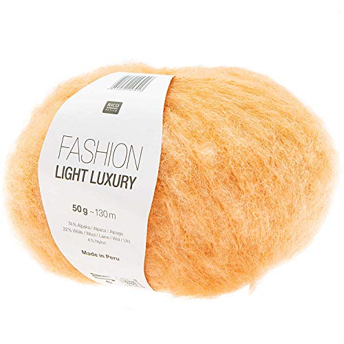 Rico Fashion Light Luxury Fb. 34 apricot, leichte Wolle mit Alpakawolle zum Stricken von Rico Design