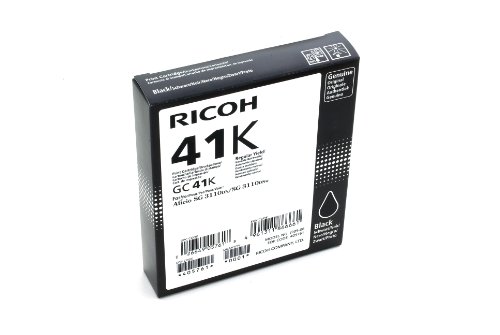 RICOH GC-41K gelpatrone schwarz hohe Kapazität 2.400 Seiten 1er-Pack u.a. f. SG K3100DN SG 7100DN SG 3100SNw SG 3110SFNw von Ricoh