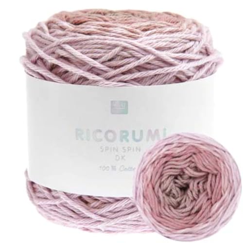 50g Ricorumi -Spin Spin - Farbe: 1 - Verlauf natur - feine Baumwolle zum Häkeln von Amigurumi-Figuren aus den neue Ricorumi-Heften von Rico Design