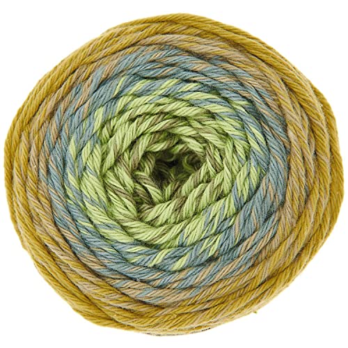 50g Ricorumi -Spin Spin - Farbe: 12 - Verlauf olive - feine Baumwolle zum Häkeln von Amigurumi-Figuren aus den neue Ricorumi-Heften von Rico Design