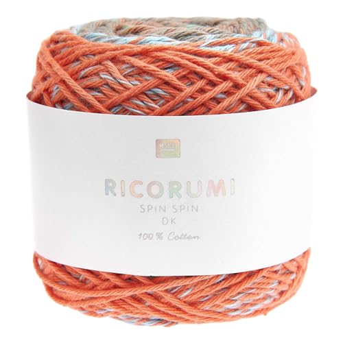 50g Ricorumi -Spin Spin - Farbe: 22 - Verlauf summer - feine Baumwolle zum Häkeln von Amigurumi-Figuren aus den neue Ricorumi-Heften von Rico Design