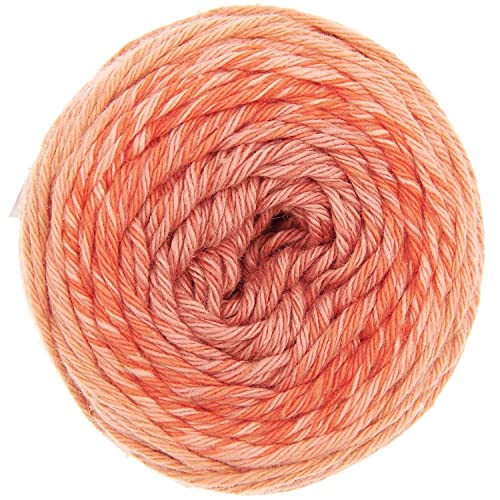 50g Ricorumi -Spin Spin - Farbe: 6 - Verlauf orange - feine Baumwolle zum Häkeln von Amigurumi-Figuren aus den neue Ricorumi-Heften von Rico Design