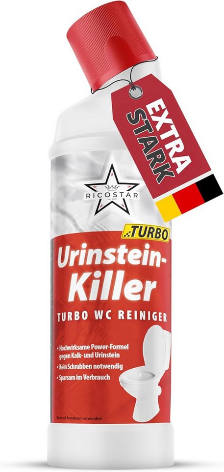 Ricostar Ricostar Urinsteinentferner 750ml – Extra stark gegen Kalk & Urinstein Urinsteinlöser (1-St. 1x 750ml Extra starker Urinsteinlöser – Entfernt hartnäckigen Urinstein & Kalk) von Ricostar