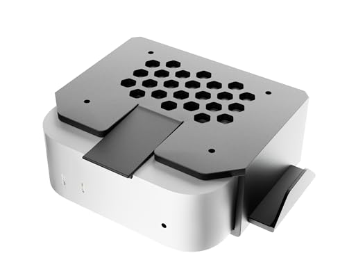 Untertischhalterung Mac Mini 2024 M4 M4 Pro sichere Montage platzsparend Schutz einfacher Zugang Ablage Zubehör Kabelmanagement Organisation Schreibtisch modern elegant langlebig von Ricreo